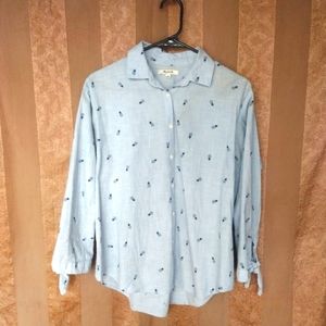 💎 Madewell Women's Top Pineapple #0248